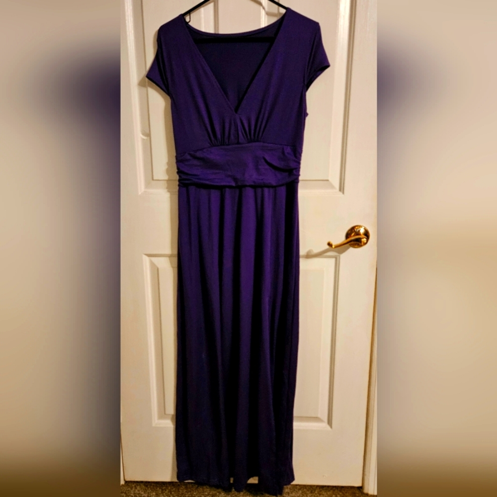 BRAND NEW!  Dark Purple Maxi Dress